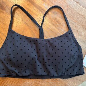 NWT Lululemon Flow Y Bra Light Support, C/D Cup Evolve Flocked Size Small S